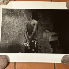 Fine Art Photograph Silver Gelatin Print Janine Gordon Signed 20×24″ B/W Gangs