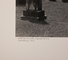 Large Format B&W Photo North River Cemetery Colrain MA by Charles Fendrock