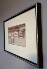 MCM Refrescos Casa Rex Photograph Signed Original Black & Silver Frame & Poem