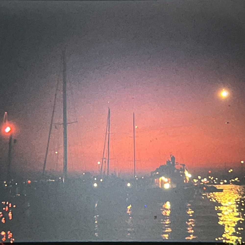 “NIGHTTIME on the WATER , 1983” Art Photography by SCOTT MITCHELL Color Slide