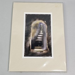 Ronnie Cardwell Photograph Signed Print Louisiana Dreamy Stairs Figure Clouds