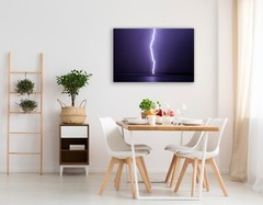 Lightning photography wall art picture night sky nature photo print home decor
