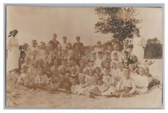 Group Photo Kids Women Fashion Casual Portrait – Old Photo 1910s