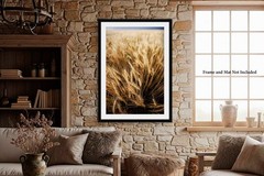 Golden Wheat Field Photography Print | Vertical Farm Picture | Oklahoma Wall Art