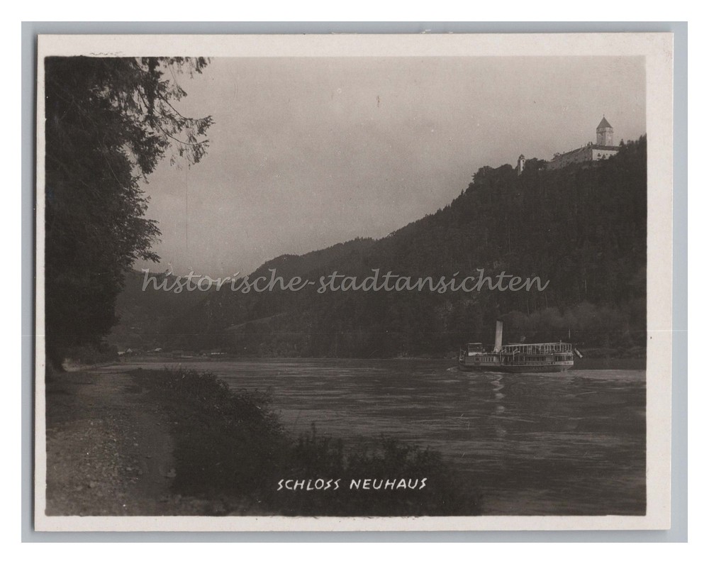 Steamer Castle Neuhaus an der Donau Austria Ship Mühlviertel Photo 1930s