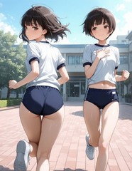No nudity/ AI Girl /aiart/ Gym Uniform BURUMA girls (500images digital download)