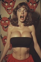 5 ~ 4X6 Glossy HORROR Fine Art ‘ SCREAM QUEEN ‘ Photo FANTASY Set ! 211359092