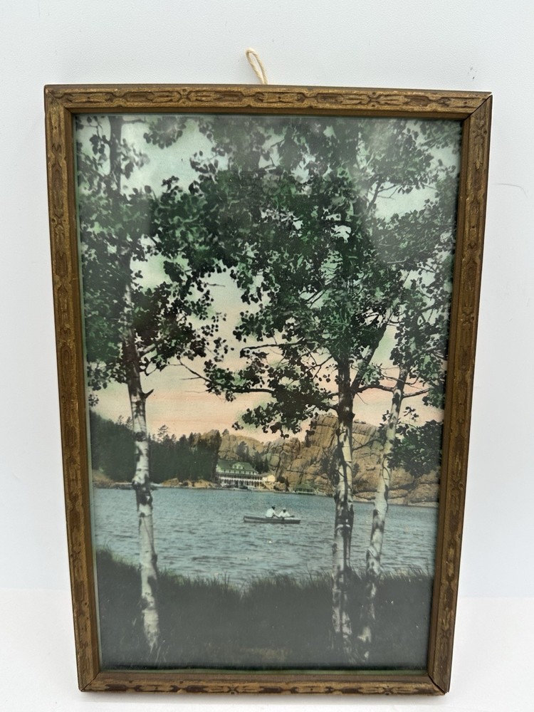 Vintage Wallace Nutting RARE Hand Painted PHOTO PRINT Circa EARLY 20TH Century