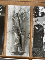 5 MCM Vintage Sculpture art B&W photos German Krefeld Erich Schmidt Hermann Ege