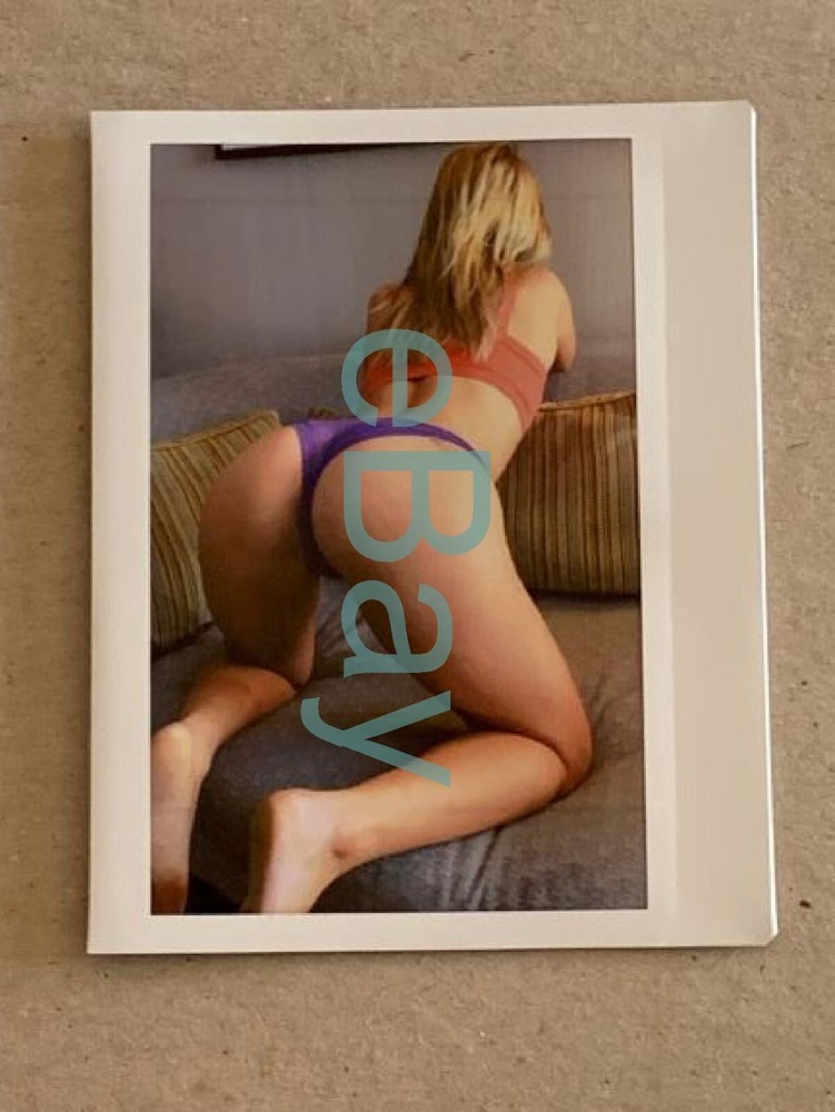 Fuji Instax wide Sexy Glamour Girl in thong Polaroid Risque 1773