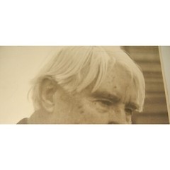 Vintage Carl Sandburg Photograph, inscribed and Signed 11 in. By 14 in.