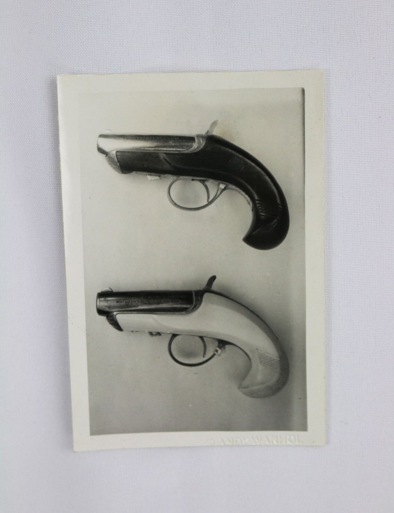 Andy Warhol Untitled (Guns) from Guns & Knives Series 1981-1982 with Negative