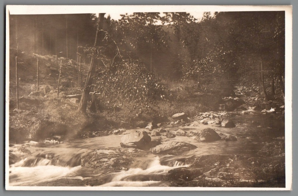 Photography Mountain Stream in the Forest, Long Exposure, AK155