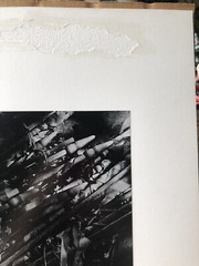 Vintage 1975 Photograph Vietnam Era Art Tattered Flags Signed Joseph Duze USA