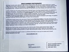Brad Dawber KEE-NAPALI Signed/Matted Photograph