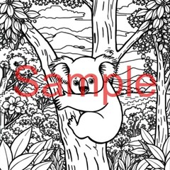Coloring Book for Kids – Fun Safari & Forest Animals | 10 Adorable Scenes