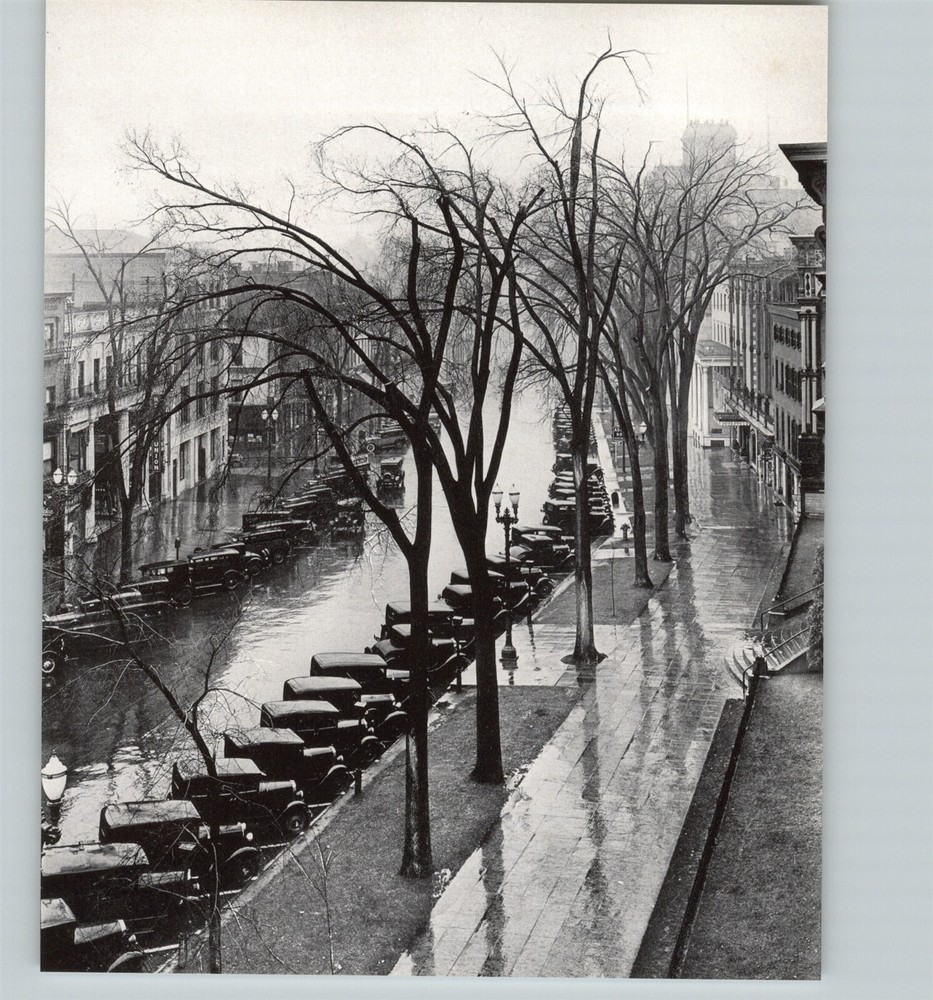 1938 Walker Evans Americana Saratoga NY Main Street Cars Original Photo Gravure