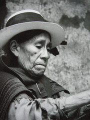 Paul Almasy (1906-2003) Peruvian Woman Weaving Silver Bromide Circa 1960 Stamp Design