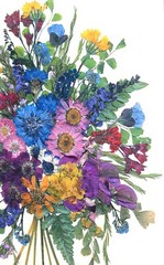Original Fine Art Photography Still Life Flowers signed «Susan» Matted & Framed