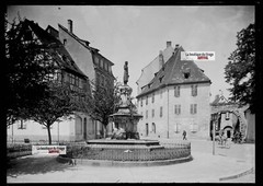 Vintage Black And White Photo Glass Plate Negative 13X18 Cm Photography Colmar