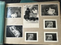 Old Photo Album Civilian with Flaws, Family Pre 1945 /27
