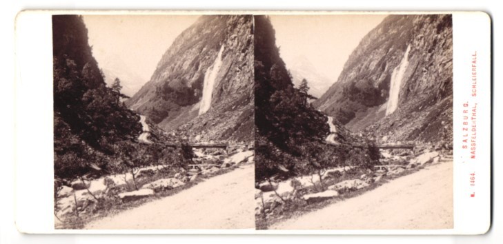 Stereo Photography Alois Beer, Klagenfurt, View Salzburg, Nassfeldthal, Sch
