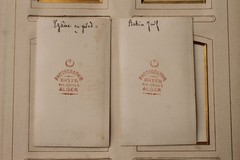 Antique Photo Album 63 Sepia Portrait Photos Women Family Rabin France 1888