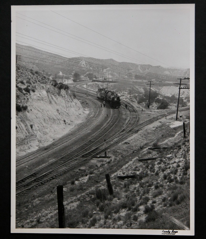 UNION PACIFIC 9000 Locomotive 8×10 Photograph Vtg 50s OOAK Railway Railroad