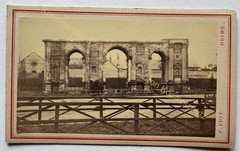 orig. CDV photo photograph picture old around 1865 Reims France Tirage