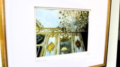 Paris Interior Architectural Framed Photography, Le Marais, Gold Frame
