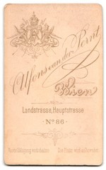 Photograph Alfons van der Pernt, Vienna, Landstrasse, Hauptstrasse 86, Kleines Mä