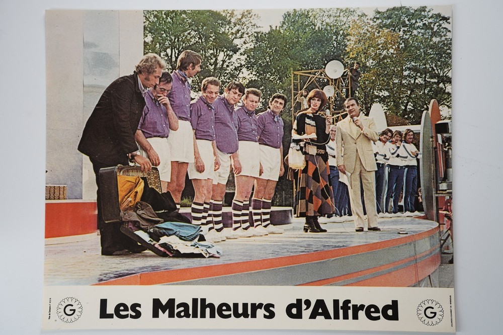 Photo Cinema Lobby Cards The Misfortunes Of Alfred 21X28Cm 1970 Pierre Richard