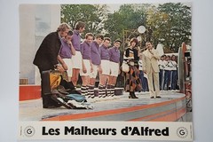 Photo Cinema Lobby Cards The Misfortunes Of Alfred 21X28Cm 1970 Pierre Richard