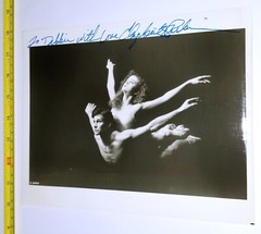 THE JOFFREY BALLET SIGNED 8×10 PRESS PHOTO ELIZABETH PARKINSON DANCE SEA SHADOW