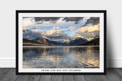 Lake McDonald Photography Print: Montana Glacier National Park Landscape Photo