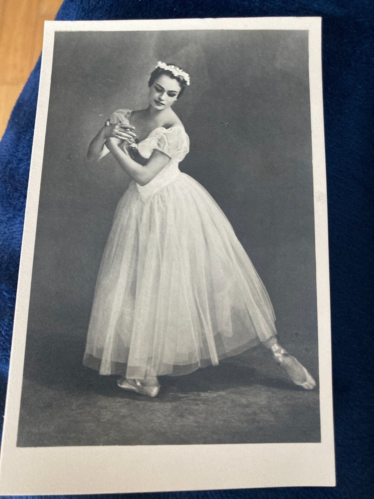 CP PHOTO GALINA OULANOVA Russian KIROV 1962 GISELLE