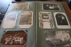 Great old photo postcard album – 200 photos and cards from around 1910