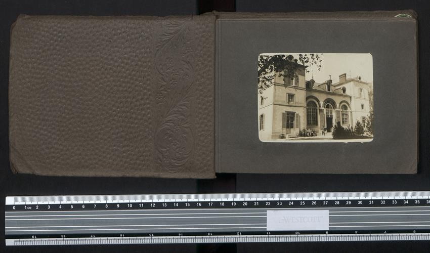 Photo Album with 24 Photographs, German Soldiers in Lille, Front Area, Officer