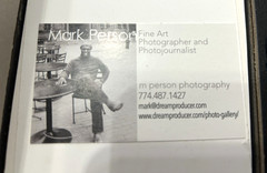 Mark Person Original Photograph Entitled Reflections in Boston Frame-Wood/Glass