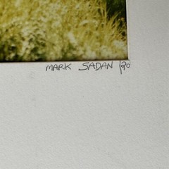 Vintage Photo St Casimir Poland 1994 Statue Garden Mark Saban matted 5 x 7