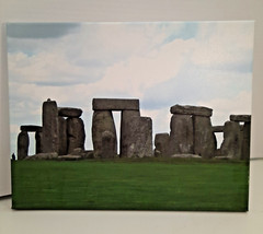 Stonehenge Photograph on Canvas Signed 11″ x 14″