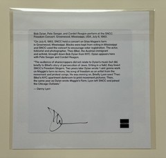 Magnum Square Print by Danny Lyon: Bob Dylan (Signed)