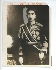 EMPEROR HIROHITO PHOTO 1928 VINTAGE JAPAN MARRIAGE BROTHER CHICHIBU ORIGINAL 裕仁