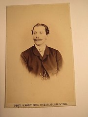Prague – 1866 – Mr. C. Peschkaf? as a man with a beard portrait/CDV