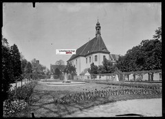 Old Black And White Photo Glass Plate Negative 13X18 CM Colmar BARTHOLDI