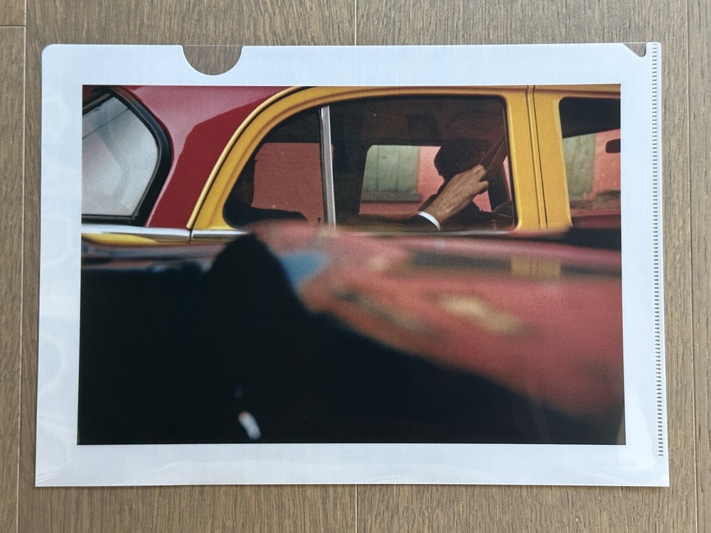 Saul Leiter – Taxi 1957, A4 Clear file Saul Leiter, Japan Super RARE!!
