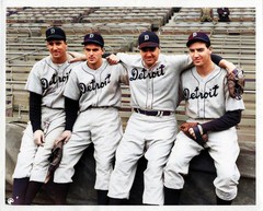 Barney Mccosky Detroit Tigers-Colorized 8×10 Colorized Print-FREE SHIPPING