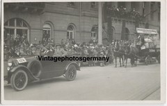 Z5506 Photo/Postcard 1930s Karlsruhe Car Vintage Passenger Car Sedan Cabriolet Coupe