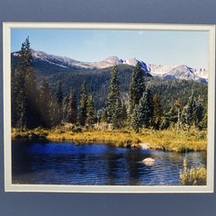 Matted Mountains Landscape Photo Print 11 X 14 Wall Art Gallery Decor