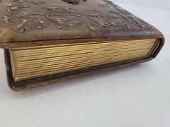 Photo album picture album old around 1890 decorated decoration 28x21cm #267066